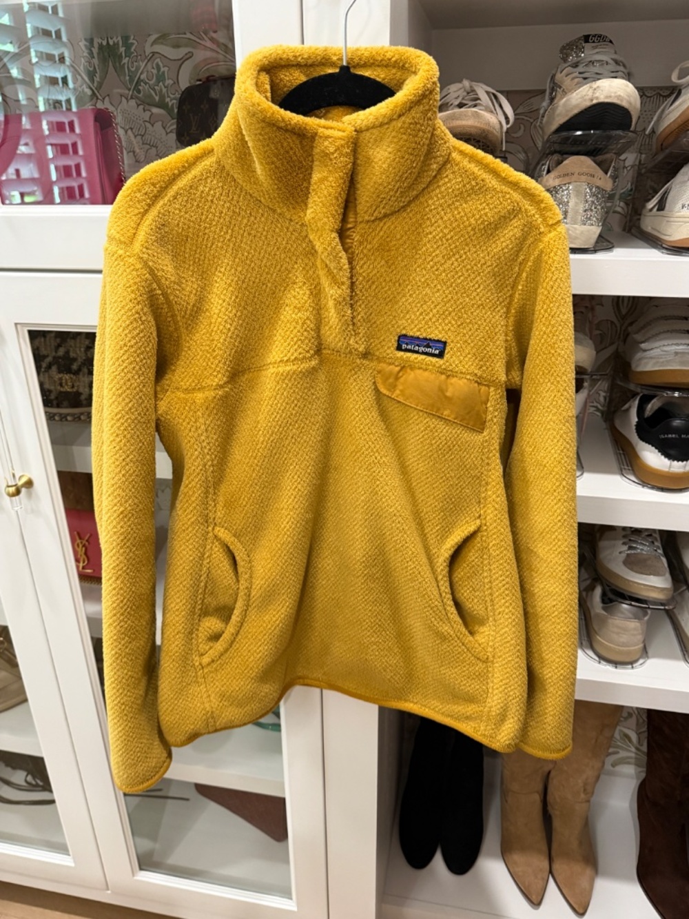 Patagonia Women's Re-Tool Snap-T® Pullover in Prairie Gold